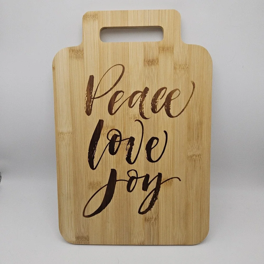 Rustic Farmhouse Holiday Kitchen Decor Charcuterie Serving Board Christmas